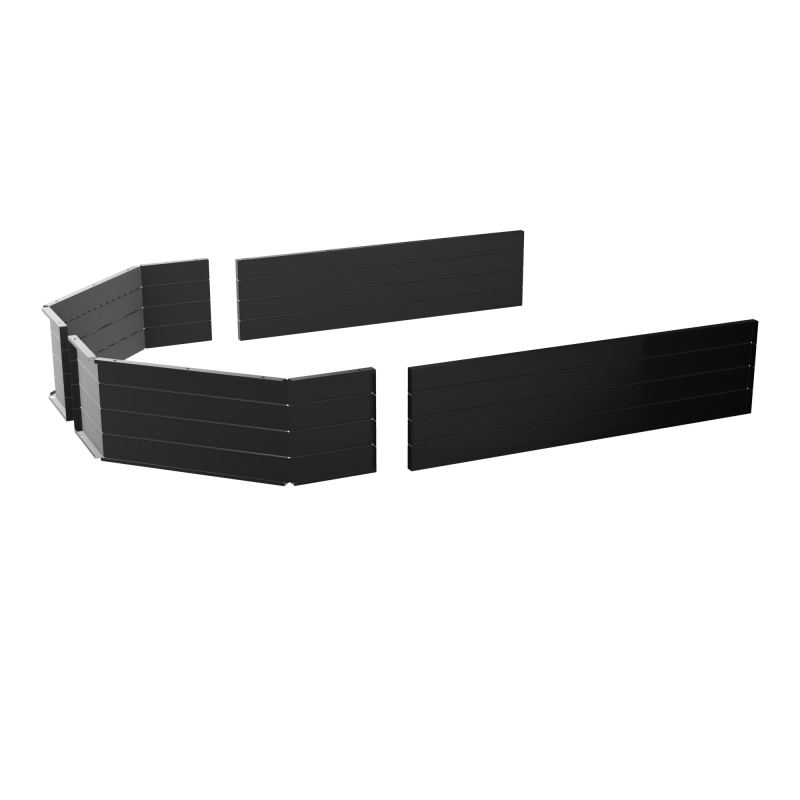 KIT VDF MÉTAL POUR TABLE U L275 CM (2XL110+2 TRIPTYQUES L100) SG