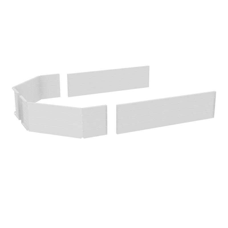 KIT VDF MÉTAL POUR TABLE U L275 CM (2XL110+2 TRIPTYQUES L100) SO