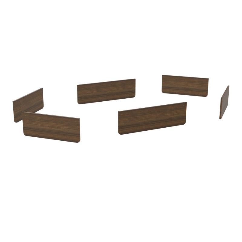 KIT VDF MÉLAMINE POUR TABLE U FERMÉE L410 CM (4XL70+2XL90 CM) N6