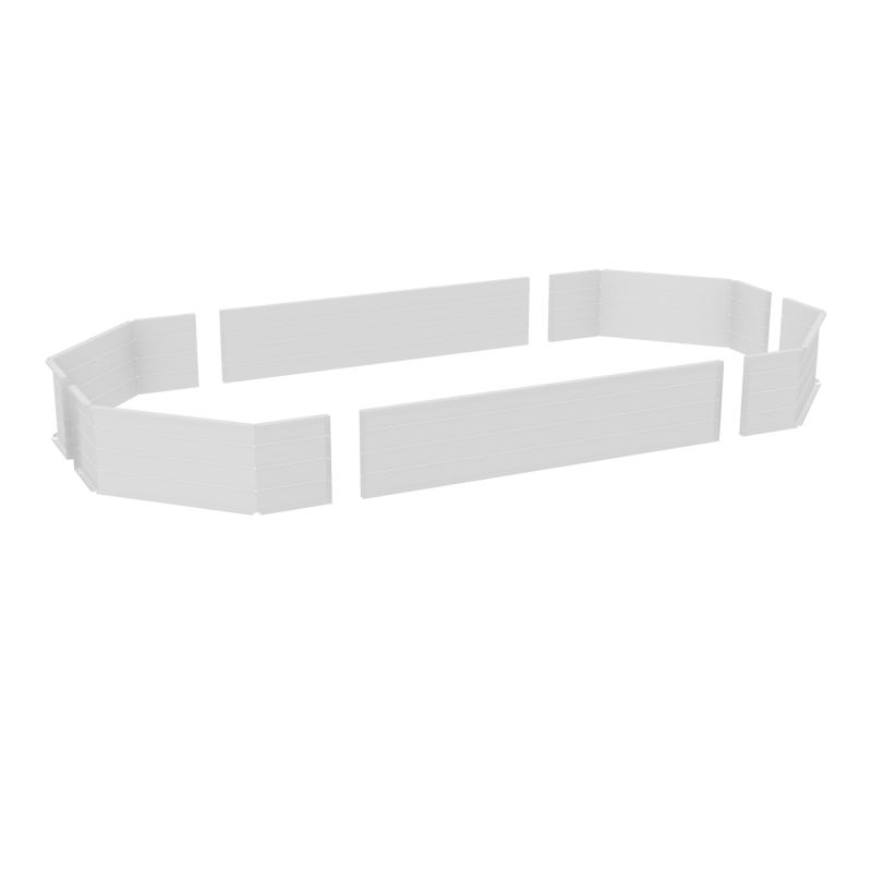 KIT VDF MÉTAL POUR TABLE U FERMÉE L410 CM (2XL130+4 TRIPTYQUES L100) SO