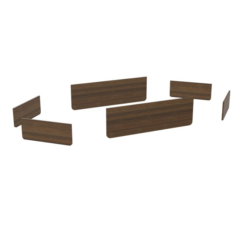 KIT VDF MÉLAMINE POUR TABLE U FERMÉE L450 CM (4XL70+2XL130 CM) N6
