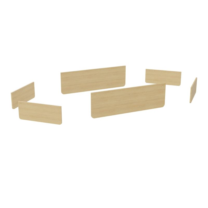 KIT VDF MÉLAMINE POUR TABLE U FERMÉE L450 CM (4XL70+2XL130 CM) R1