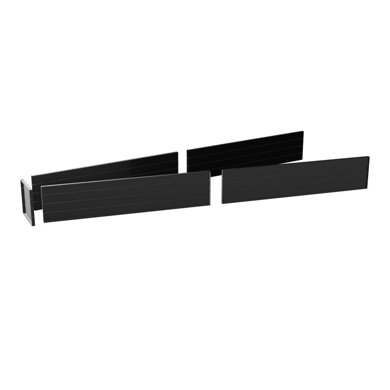 KIT VDF MÉTAL POUR TABLE EN V L356 CM (1XL30+2XL110+2XL130 CM) SG