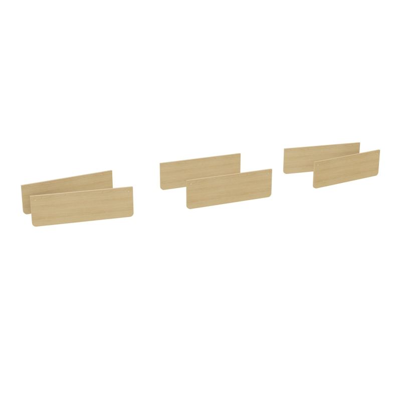 KIT VDF MÉLAMINE POUR TABLE EN LOSANGE L577 CM (6XL90 CM) R1