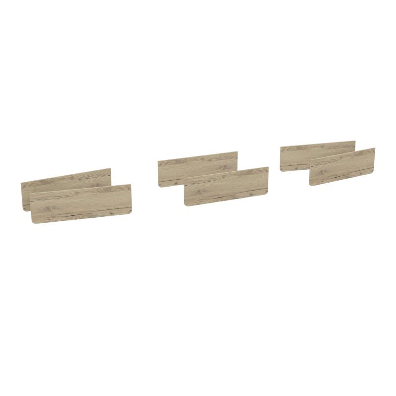 KIT VDF MÉLAMINE POUR TABLE EN LOSANGE L577 CM (6XL90 CM) R3
