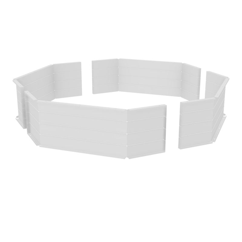 KIT VDF MÉTAL POUR TABLE RONDE Ø270 CM (4 TRIPTYQUES L100) SO