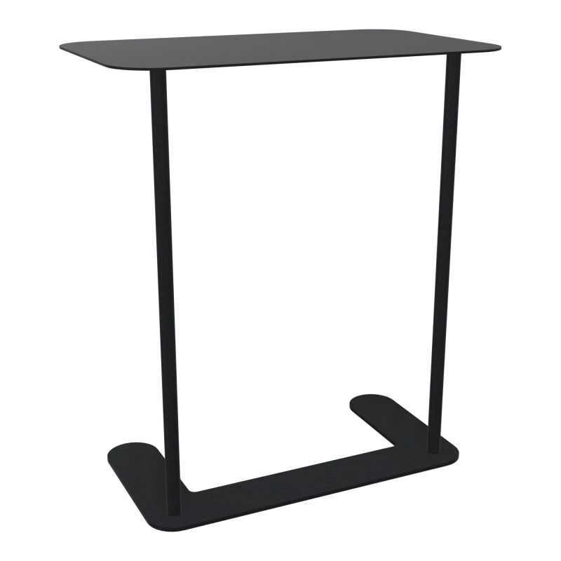 TABLE ECRITOIRE ZELIE XL L56XP34XH63 METAL STRUCTURE NOIR