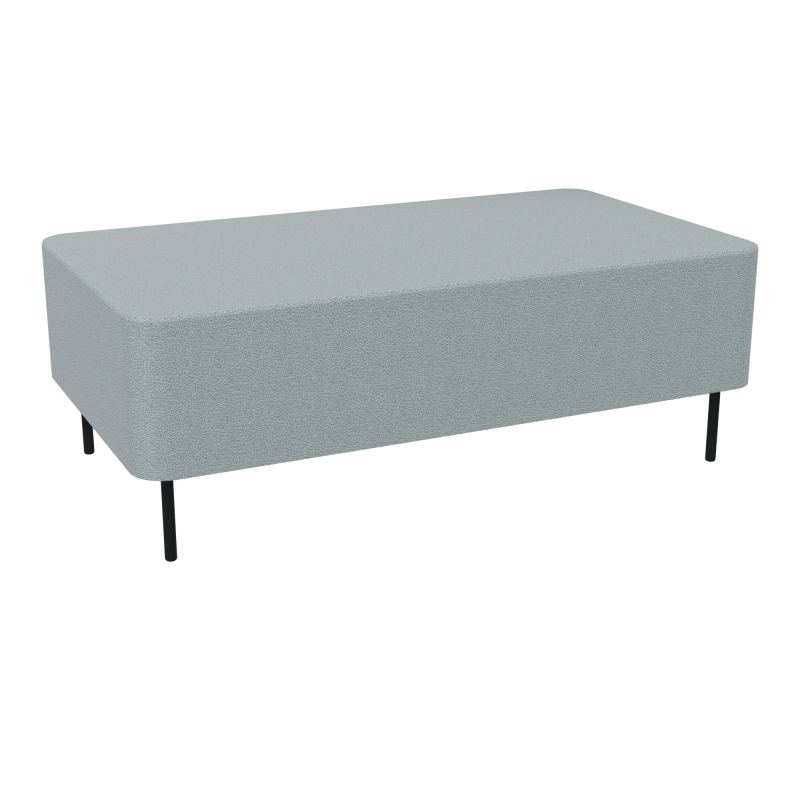 ZELIE ASSISE 2PL.L120 H43-4PIEDS SANS DOSSIER KD ZP