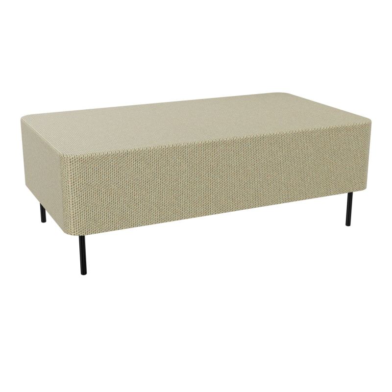 ZELIE ASSISE 2PL.L120 H43-4PIEDS SANS DOSSIER TZ SG