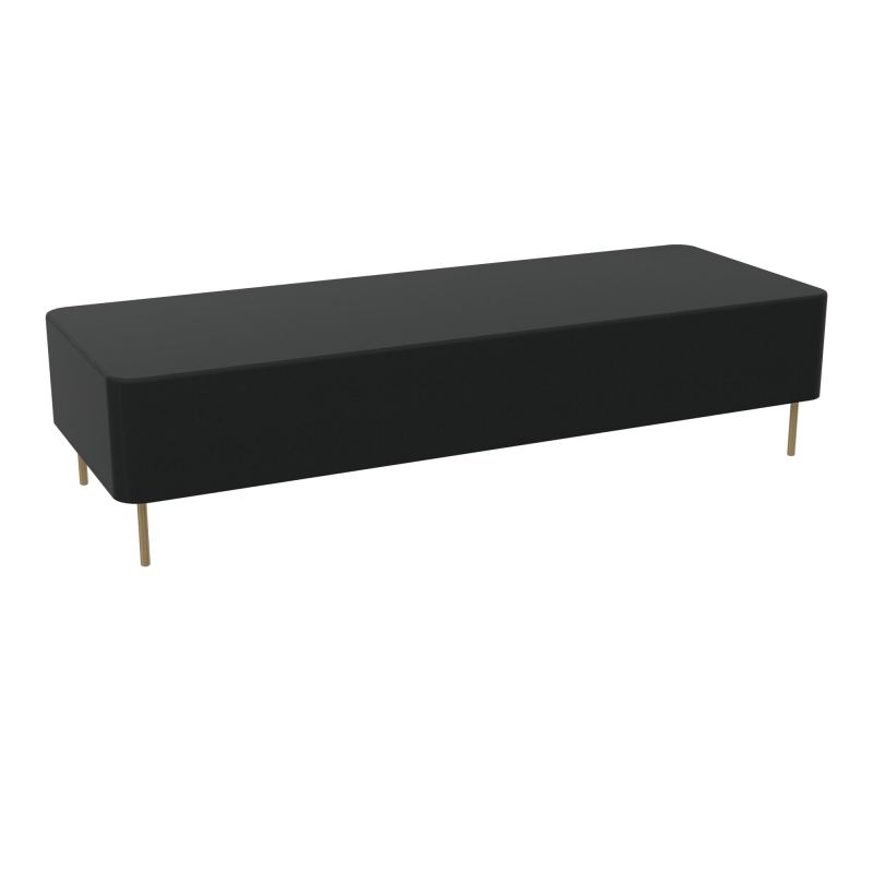 ZELIE ASSISE 3PL.L180 H43-4PIEDS SANS DOSSIER KE Z3