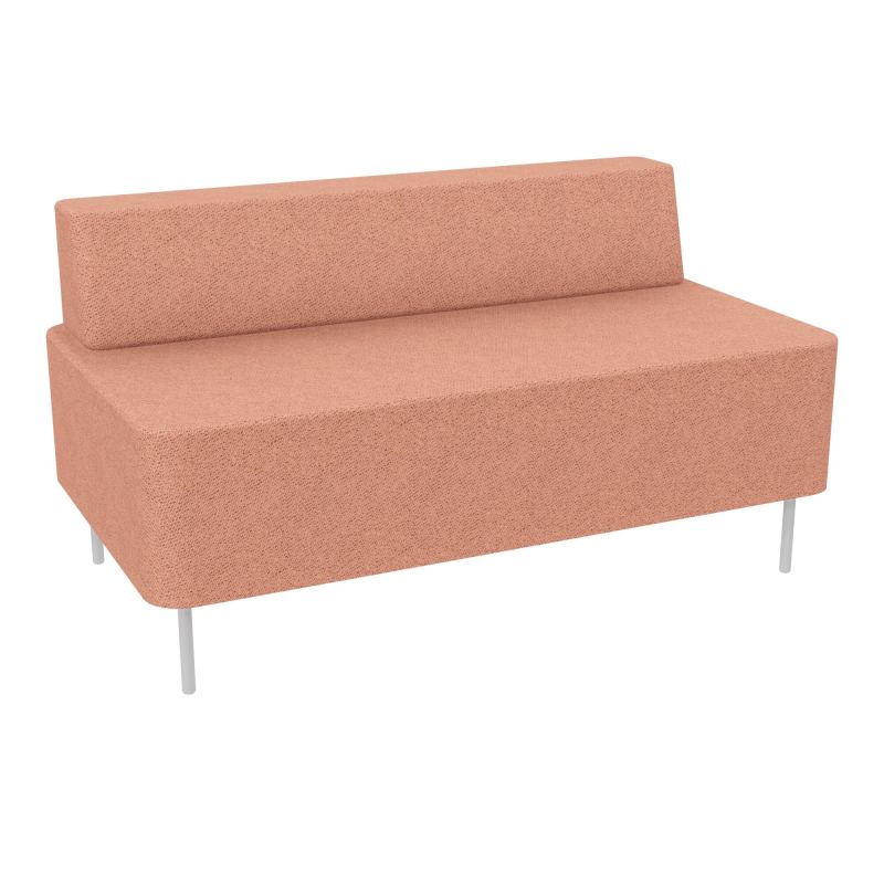 ZELIE CHAUFF.2PL.L120 CM 4PIEDS AVEC DOSSIER  BL BL SD
