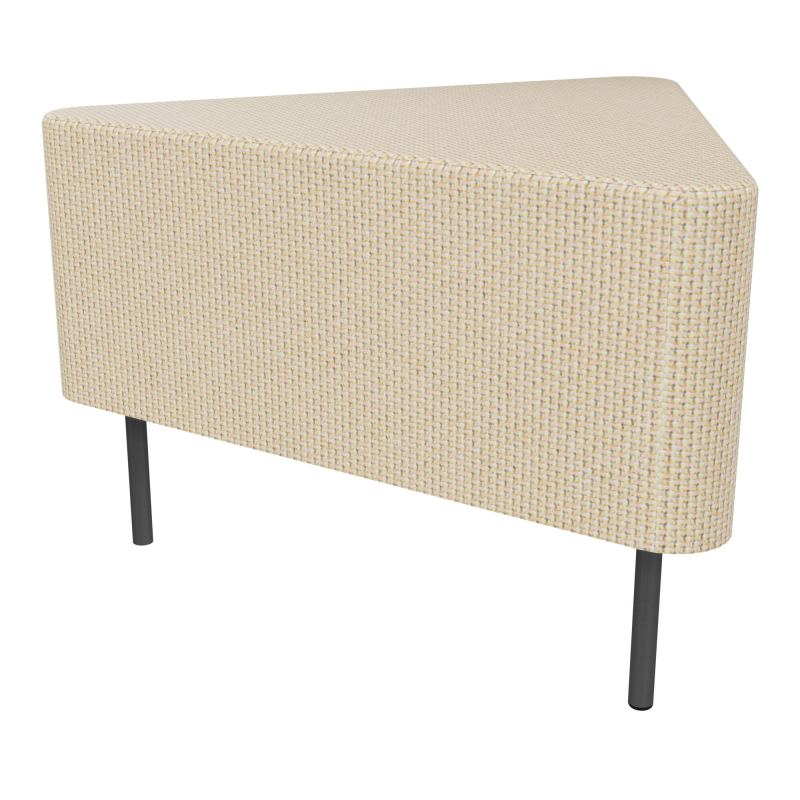 ZELIE ANGLE60° ASSISE H43-3PIEDS FX SANS DOSSIER   TL SC
