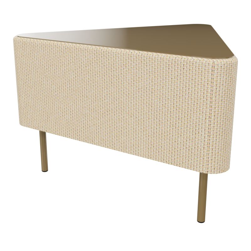 ZELIE ANGLE60° PLAT.PLEIN H43CM-3PIEDS FX SANS DOSSIER TL Z3