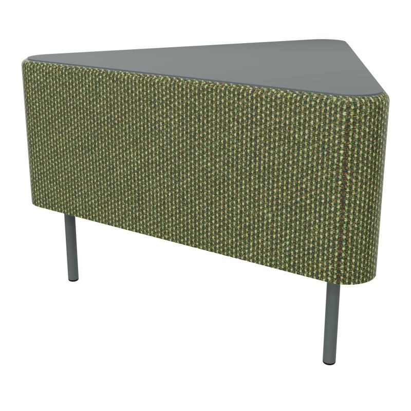 ZELIE ANGLE60° PLAT.PLEIN H43CM-3PIEDS FX SANS DOSSIER TU SU