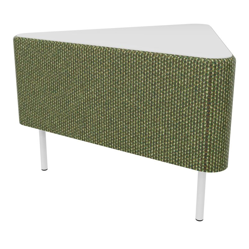 ZELIE ANGLE60° PLAT.PLEIN H43CM-3PIEDS FX SANS DOSSIER TU ZO