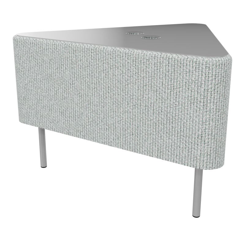 ZELIE ANGLE60° PLAT.PERCE H43-3PIEDS FX SANS DOSSIER P/ELECTRIFICATION T8 SA
