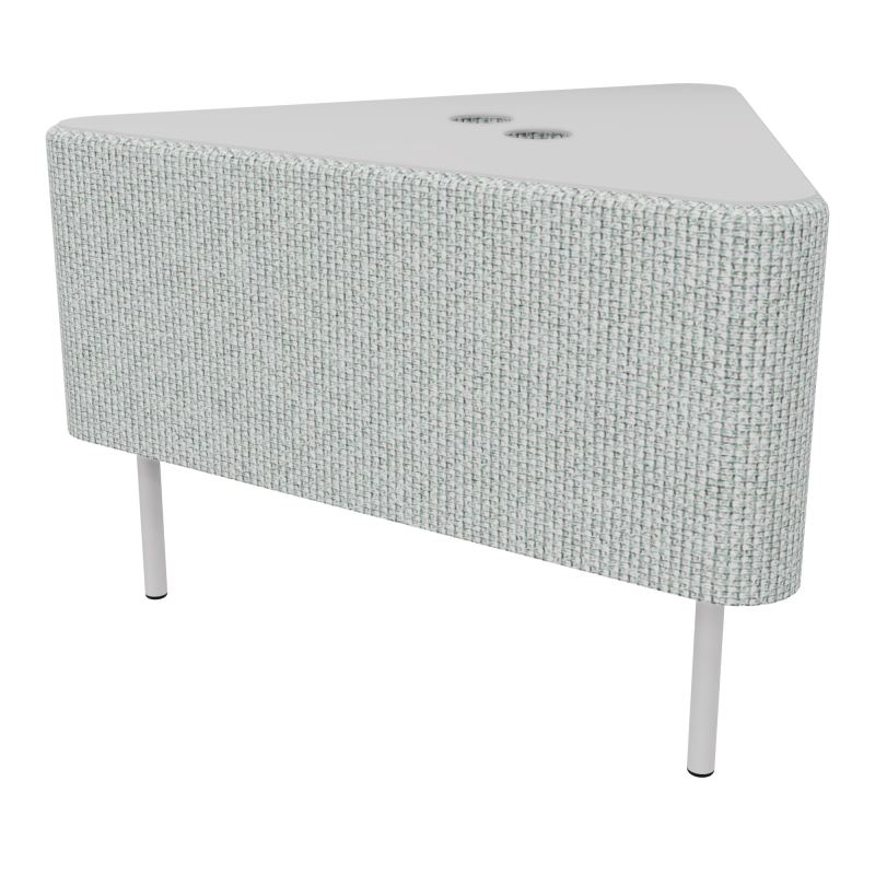 ZELIE ANGLE60° PLAT.PERCE H43-3PIEDS FX SANS DOSSIER P/ELECTRIFICATION T8 SD