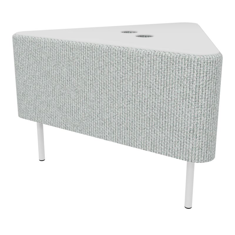 ZELIE ANGLE60° PLAT.PERCE H43-3PIEDS FX SANS DOSSIER P/ELECTRIFICATION T8 SO