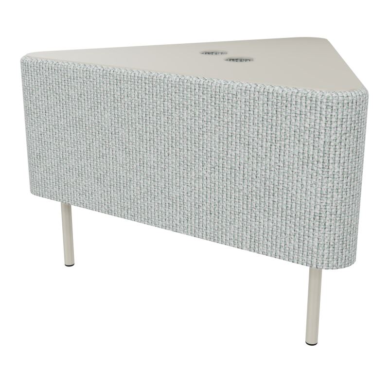 ZELIE ANGLE60° PLAT.PERCE H43-3PIEDS FX SANS DOSSIER P/ELECTRIFICATION T8 ZC