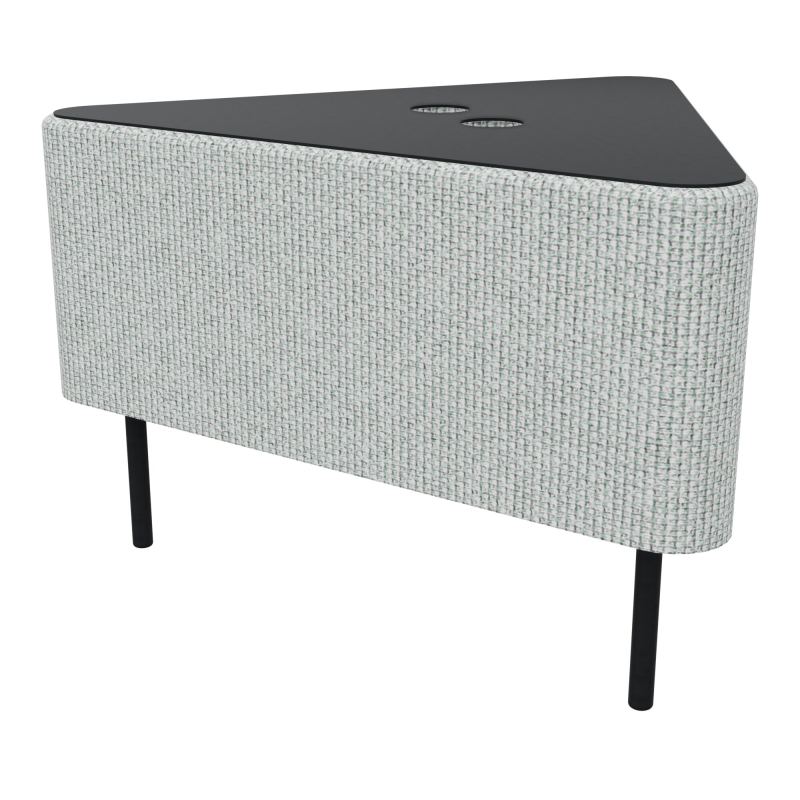 ZELIE ANGLE60° PLAT.PERCE H43-3PIEDS FX SANS DOSSIER P/ELECTRIFICATION T8 ZP