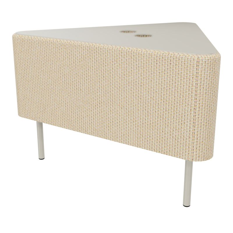 ZELIE ANGLE60° PLAT.PERCE H43-3PIEDS FX SANS DOSSIER P/ELECTRIFICATION TL ZC