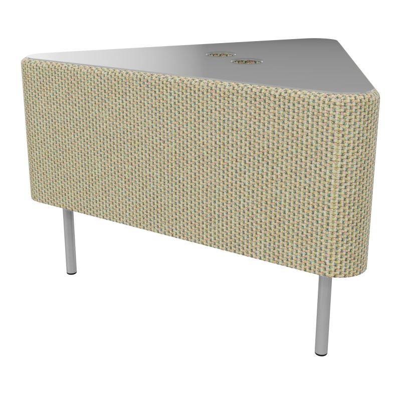 ZELIE ANGLE60° PLAT.PERCE H43-3PIEDS FX SANS DOSSIER P/ELECTRIFICATION TZ SA