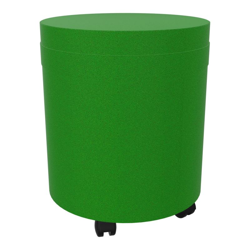 ZELIE POUF AVEC LANIERE D40 H48,5 CM S/ROULETTES (4 PETITES) NOIRES
