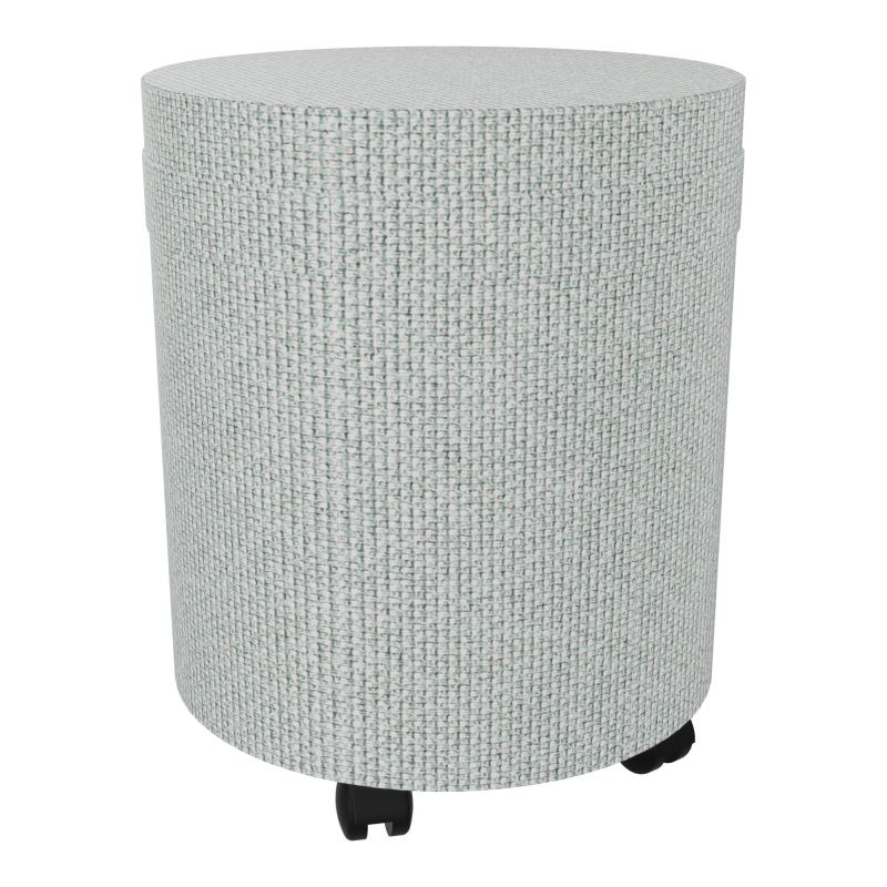 ZELIE POUF AVEC LANIERE D40 H48,5 CM S/ROULETTES (4 PETITES) NOIRES T8