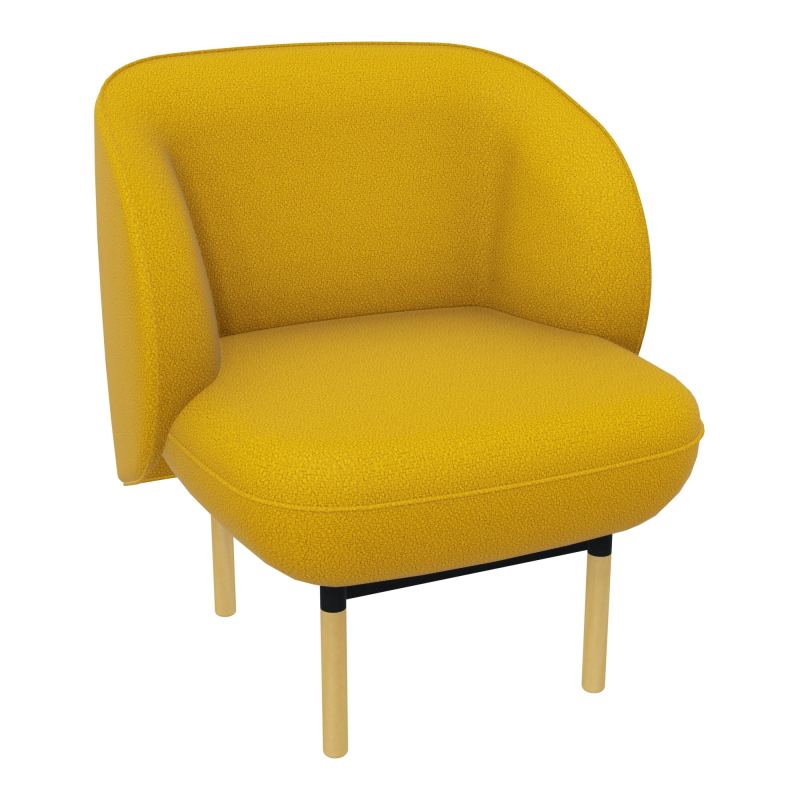 ASSISE MARGOT 1 PL L69,2XH78,4XP66CM - ASSISE A5 - DOS. A5 - PIET. ZP/MS