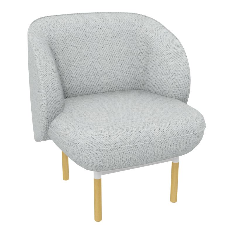 ASSISE MARGOT 1 PL L69,2XH78,4XP66CM - ASSISE  - DOS.  - PIET. BC BC ZO MS
