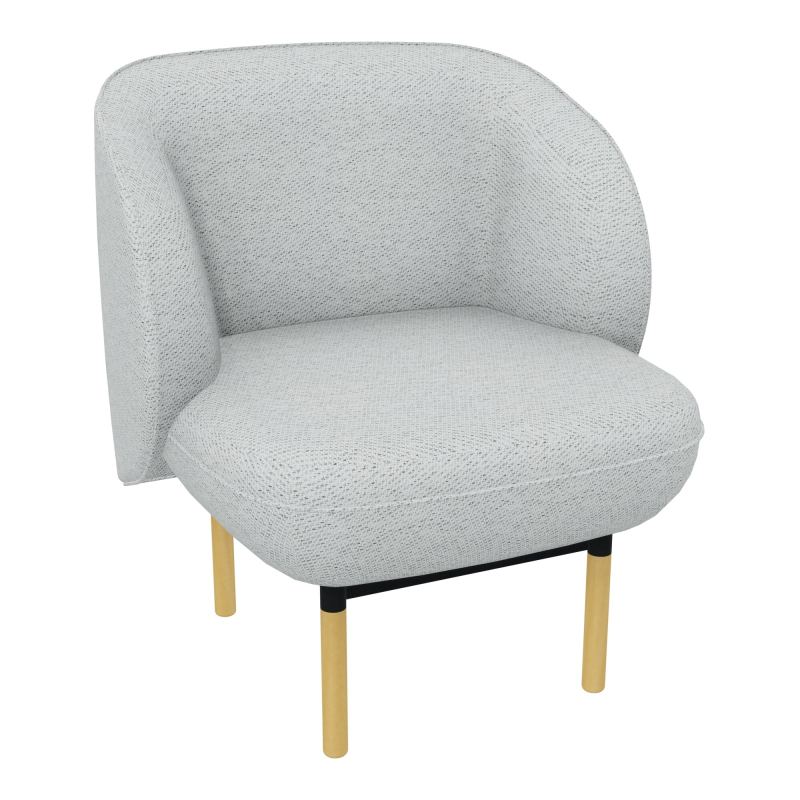 ASSISE MARGOT 1 PL L69,2XH78,4XP66CM - ASSISE  - DOS.  - PIET. BC BC ZP MS