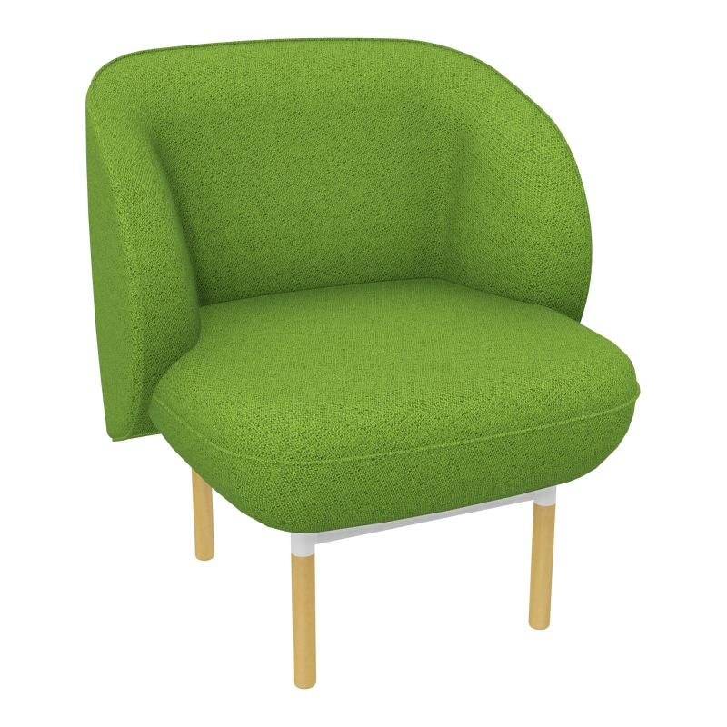 ASSISE MARGOT 1 PL L69,2XH78,4XP66CM - ASSISE  - DOS.  - PIET. BK BK ZO MS