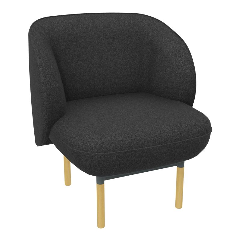 ASSISE MARGOT 1 PL L69,2XH78,4XP66CM - ASSISE  - DOS.  - PIET. DB DB SU MS