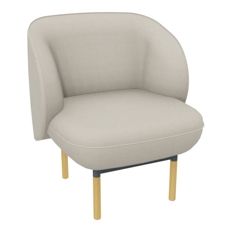 ASSISE MARGOT 1 PL L69,2XH78,4XP66CM - ASSISE  - DOS.  - PIET. E5 E5 SU MS