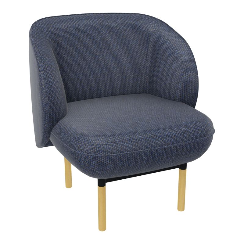 ASSISE MARGOT 1 PL L69,2XH78,4XP66CM - ASSISE  - DOS.  - PIET.  T5 T5 ZP MS