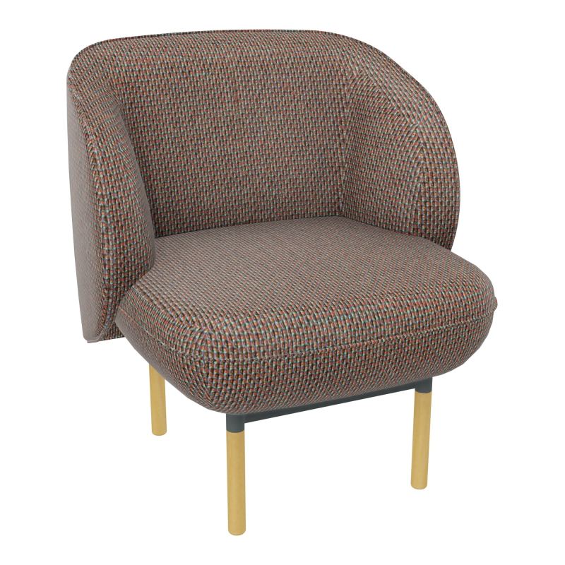 ASSISE MARGOT 1 PL L69,2XH78,4XP66CM - ASSISE  - DOS.  - PIET.  T6 T6 SU MS