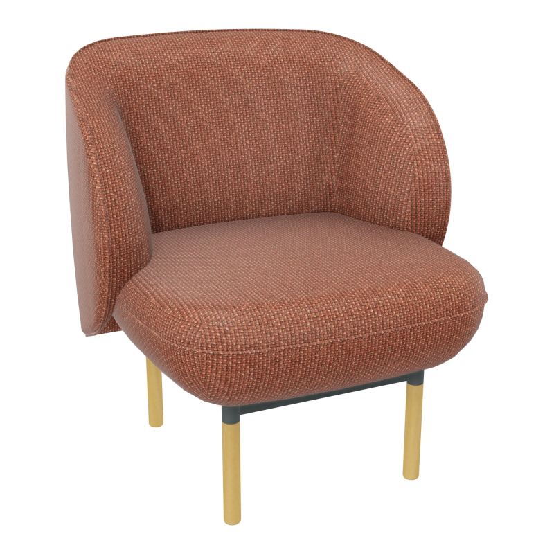 ASSISE MARGOT 1 PL L69,2XH78,4XP66CM - ASSISE  - DOS.  - PIET.  T7 T7 SU MS