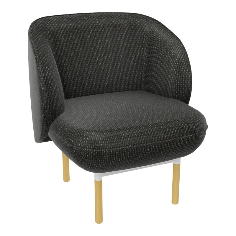 ASSISE MARGOT 1 PL L69,2XH78,4XP66CM - ASSISE  - DOS.  - PIET.  T9 T9 ZO MS