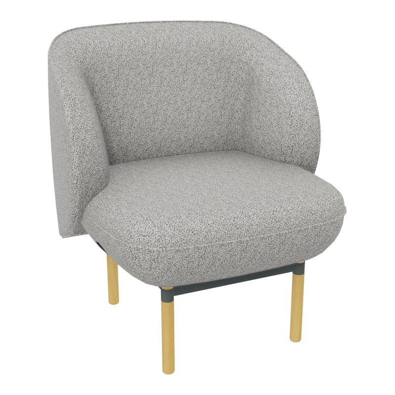 ASSISE MARGOT 1 PL L69,2XH78,4XP66CM - ASSISE B5 - DOS. B5 - PIET. SU/MS - VERSION EU