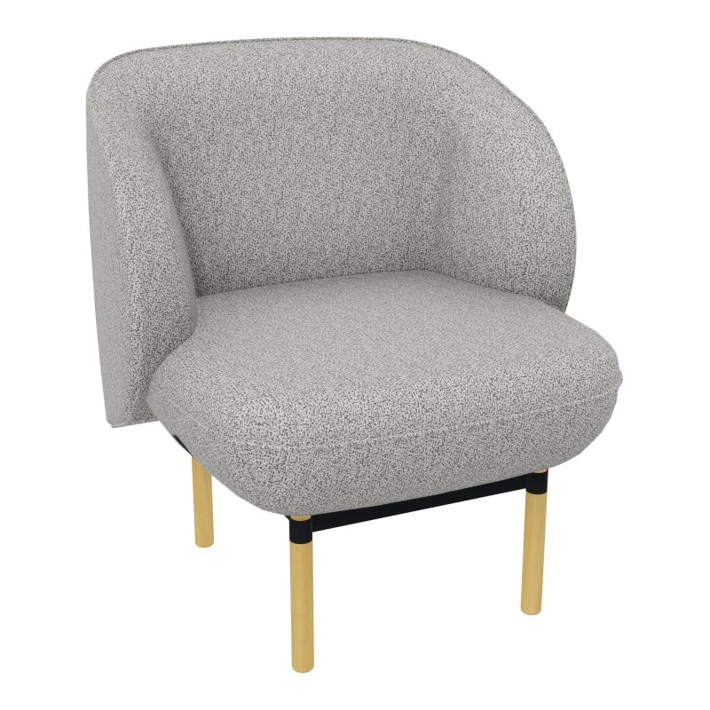 ASSISE MARGOT 1 PL L69,2XH78,4XP66CM - ASSISE B5 - DOS. B5 - PIET. ZP/MS - VERSION EU