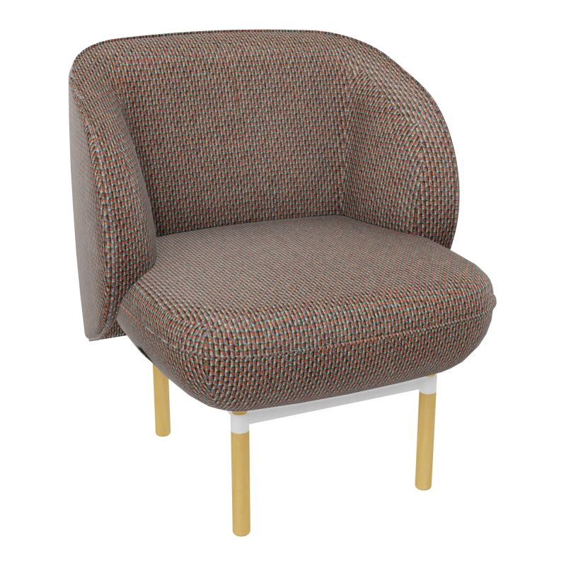 ASSISE MARGOT 1 PL L69,2XH78,4XP66CM - ASSISE  - DOS.  - PIET.  - VERSION EU T6 T6 ZO MS