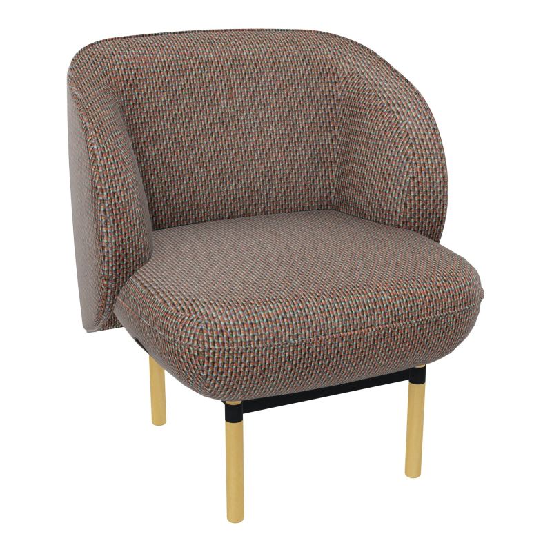 ASSISE MARGOT 1 PL L69,2XH78,4XP66CM - ASSISE  - DOS.  - PIET.  - VERSION EU T6 T6 ZP MS