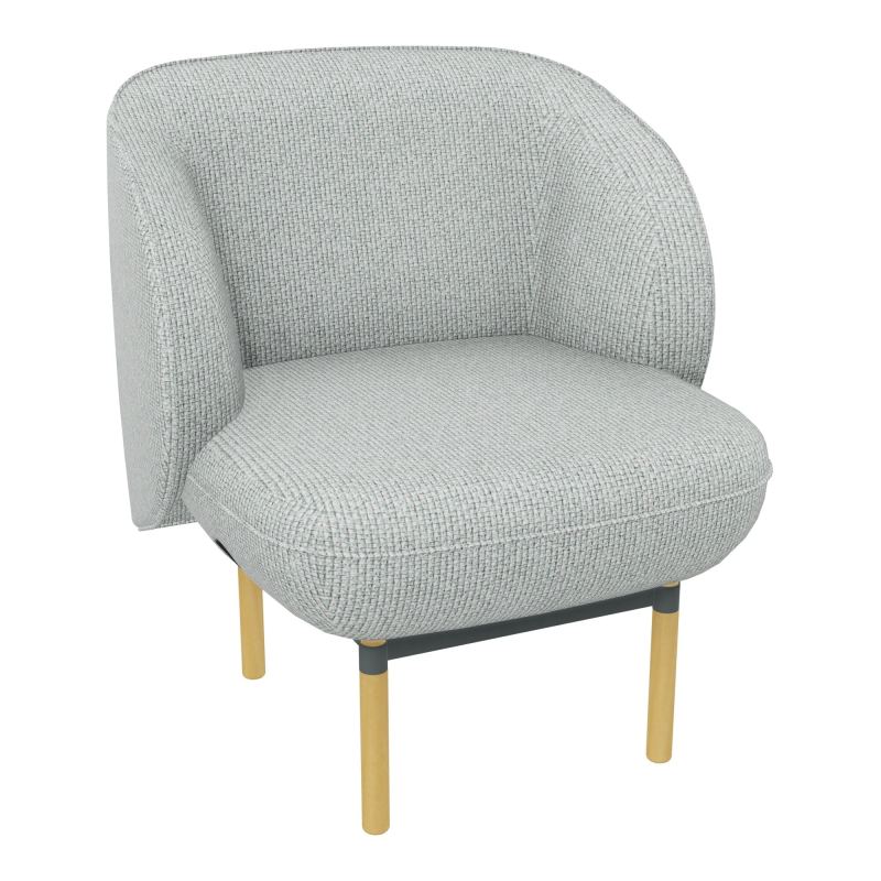 ASSISE MARGOT 1 PL L69,2XH78,4XP66CM - ASSISE  - DOS.  - PIET.  - VERSION EU T8 T8 SU MS