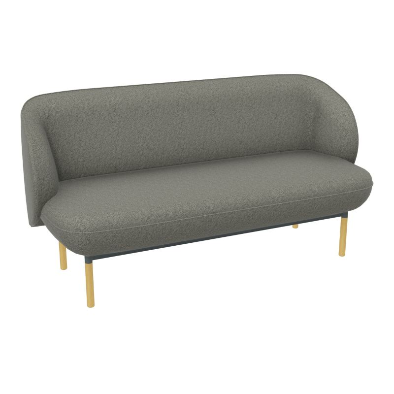 ASSISE MARGOT 2 PL L155,4XH78,4XP66CM - ASSISE B1 - DOS. B1 - PIET. SU/MS