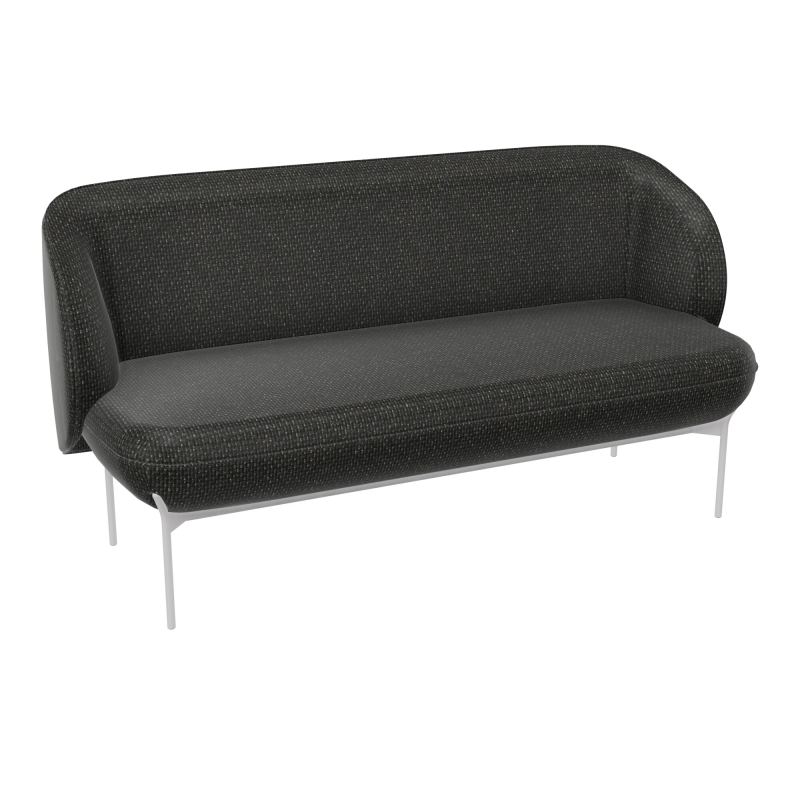 ASSISE MARGOT 2 PL L155,4XH78,4XP66CM - ASSISE  - DOS.  - PIET.  T9 T9 SD