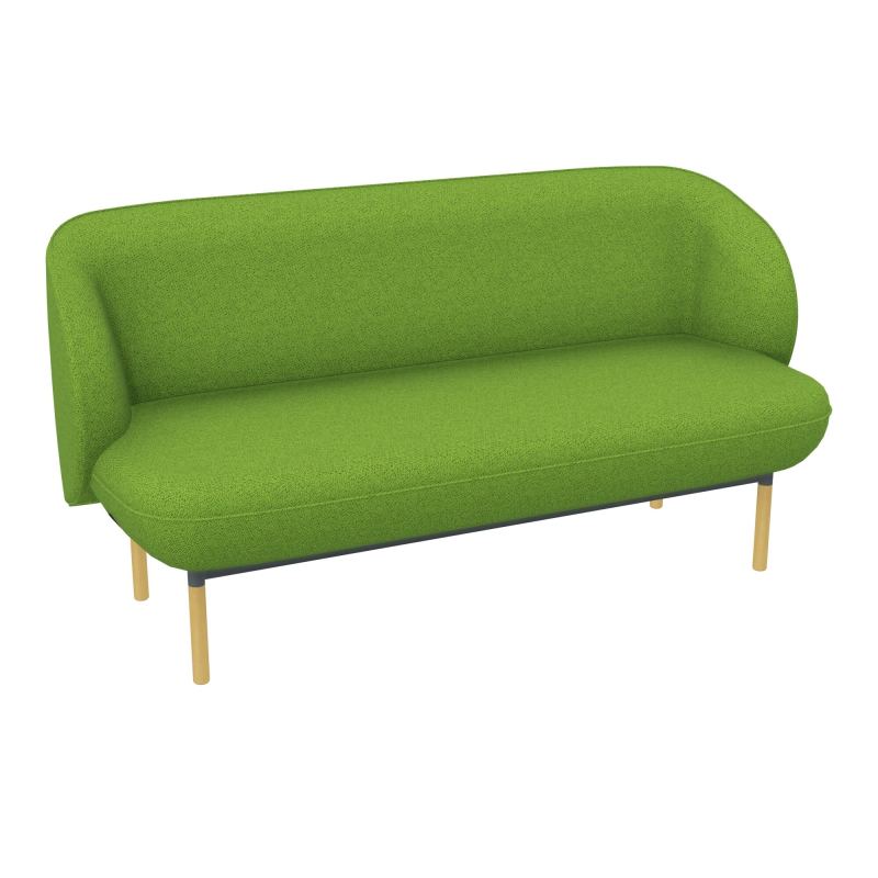 ASSISE MARGOT 2 PL L155,4XH78,4XP66CM - ASSISE  - DOS.  - PIET.  - VERSION EUBK BK SU MS