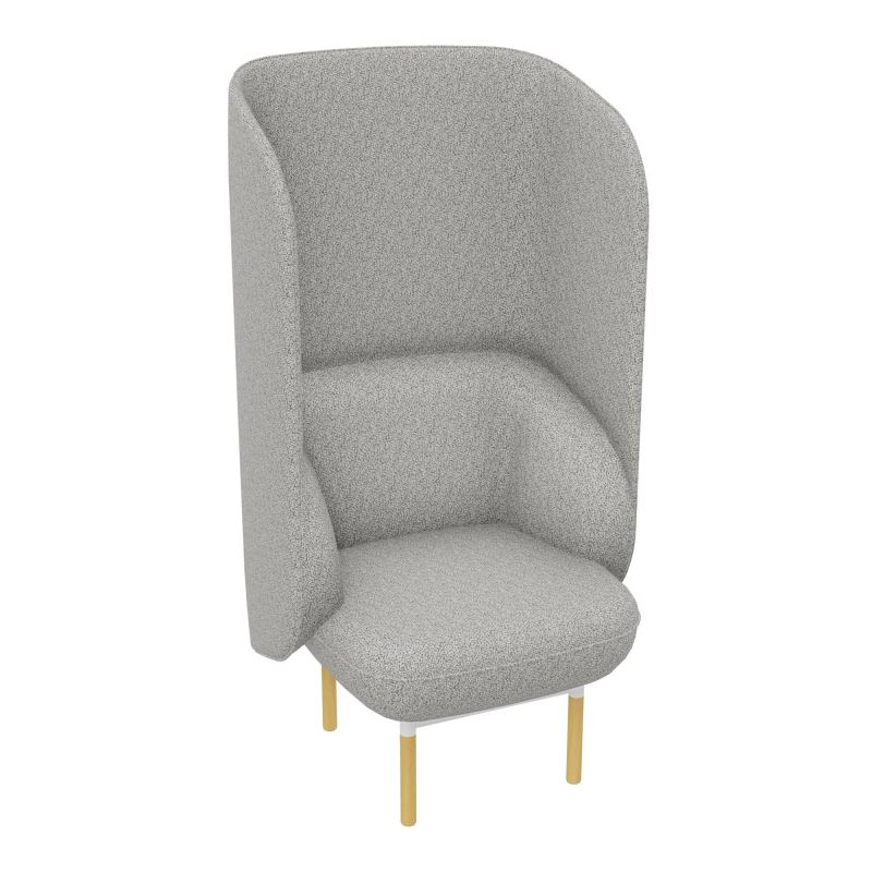 FAUT. SILENCE MARGOT 1 PL L74,2XH140XP66CM - ASSISE B5 - DOS. B5 - PIET. ZO/MS