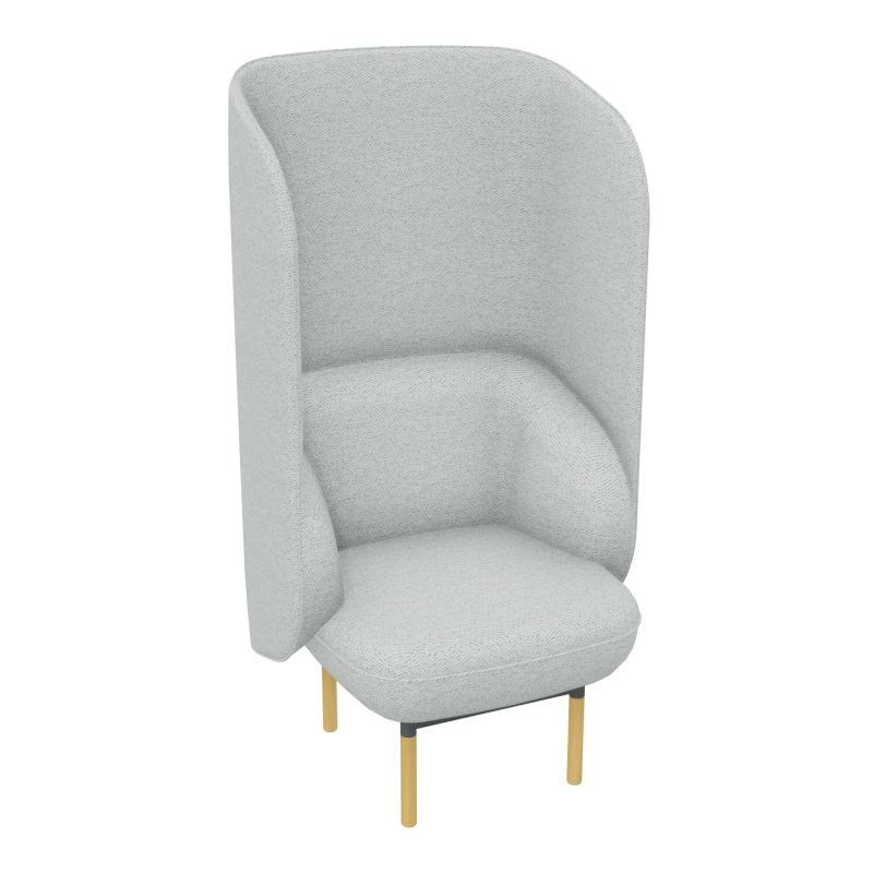 FAUT. SILENCE MARGOT 1 PL L74,2XH140XP66CM - ASSISE  - DOS.  - PIET. BC BC SU MS