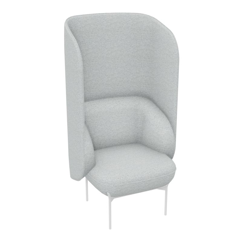 FAUT. SILENCE MARGOT 1 PL L74,2XH140XP66CM - ASSISE  - DOS.  - PIET. BC BC ZO