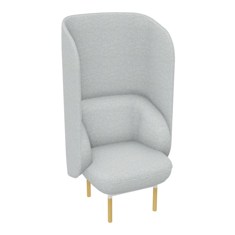 FAUT. SILENCE MARGOT 1 PL L74,2XH140XP66CM - ASSISE  - DOS.  - PIET. BC BC ZO MS
